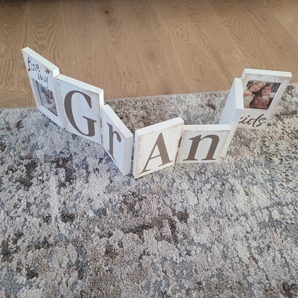 Grandkids Rustic Picture Frame Home Decor - Picture 2 of 4